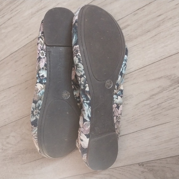 Lucky Brand Emmie Floral Flats Size 7.5 Ballet Flats - Picture 9 of 9